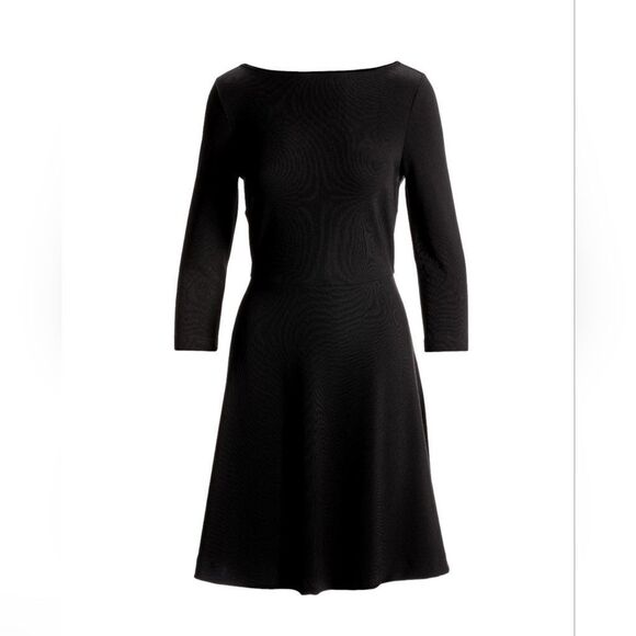 Black Fit and Flare Dress Size L - Picture 2 of 2